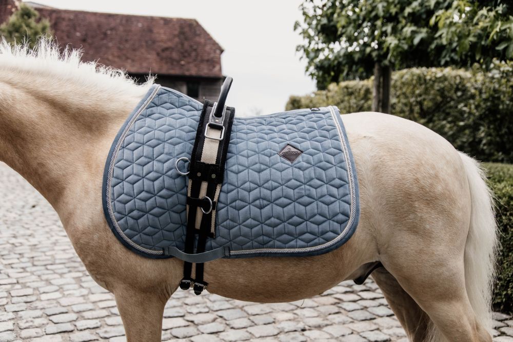 KENTUCKY® HORSEWEAR Pony-Schabracke Velvet Springen, hellblau