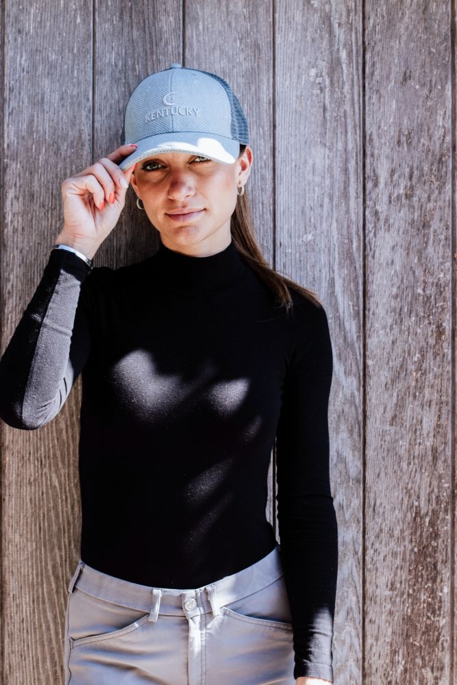 KENTUCKY® HORSEWEAR Trucker Cap Wolle, hellblau