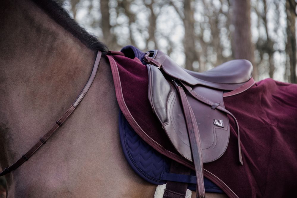 KENTUCKY® HORSEWEAR Ausreitdecke Heavy Fleece, bordeaux