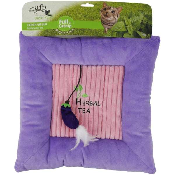 All for Paws Green Rush Catnip Fun Mat