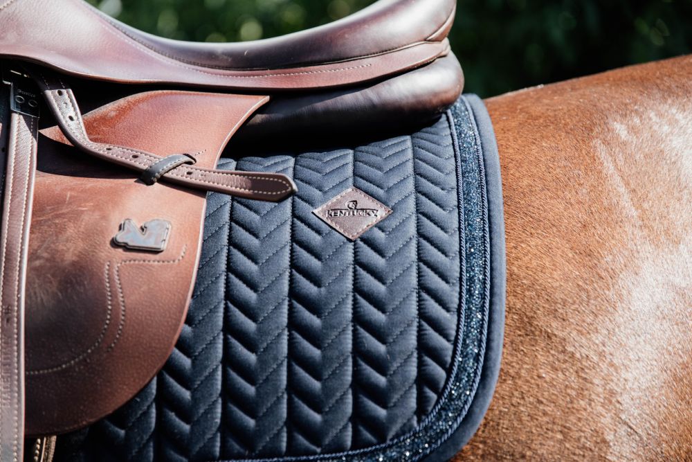 KENTUCKY® HORSEWEAR Schabracke Glitter Stone Springen, marine