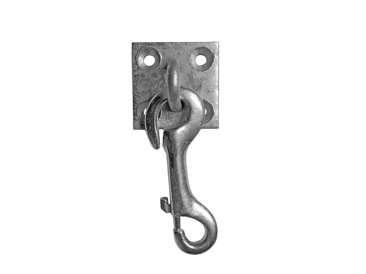 GROWI® Karabinerhaken mit Platte 