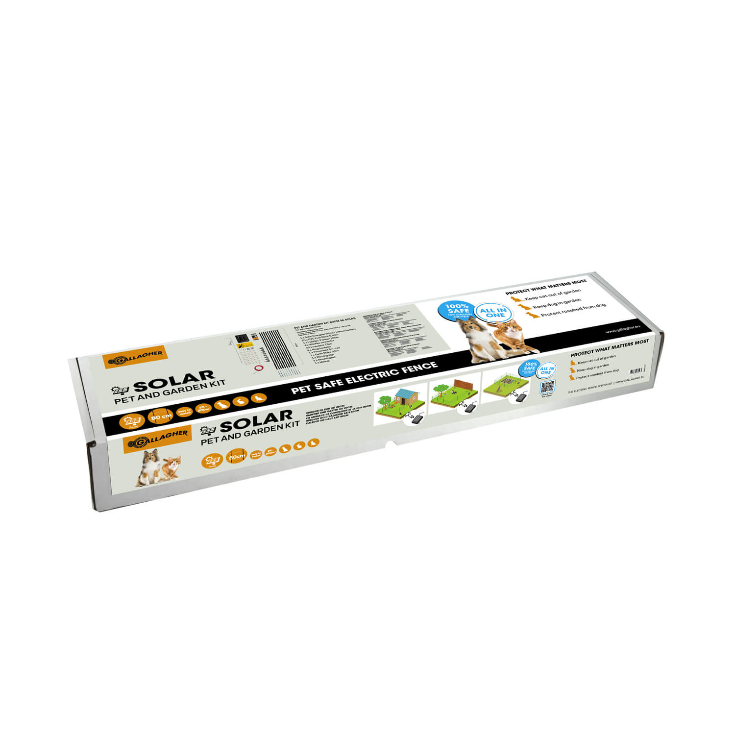 GALLAGHER Haustier und Garten Kit, 80 cm S6 Solar