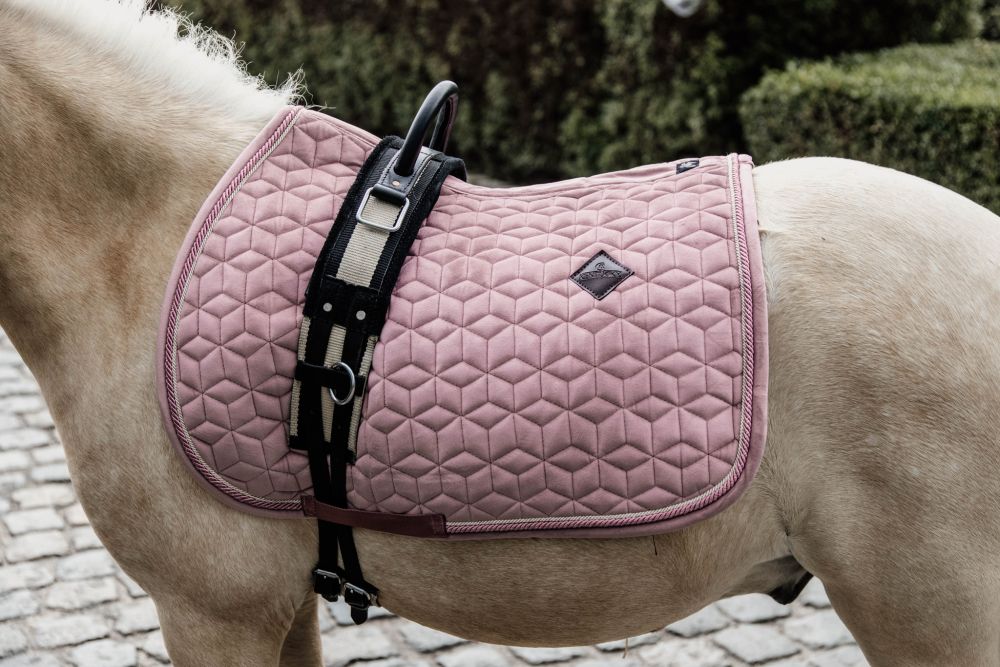 KENTUCKY® HORSEWEAR Pony-Schabracke Velvet Springen, altrosa
