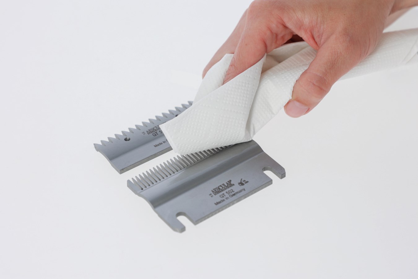 AESCULAP® Schermesser-Set für Rinder und Pferde Econom, Fine 1 mm 