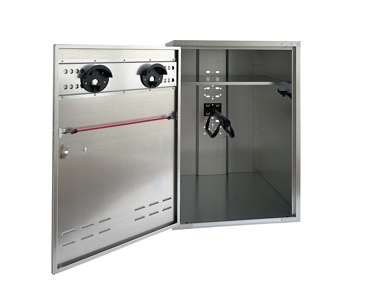 GROWI® Sattelschrank mit Vorrichtung für Vorhangschloss, 75 cm breit