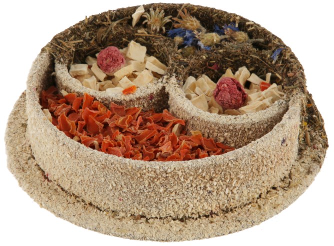 KERBL Native Snacks - Gemüsenapf Smile ø15cm