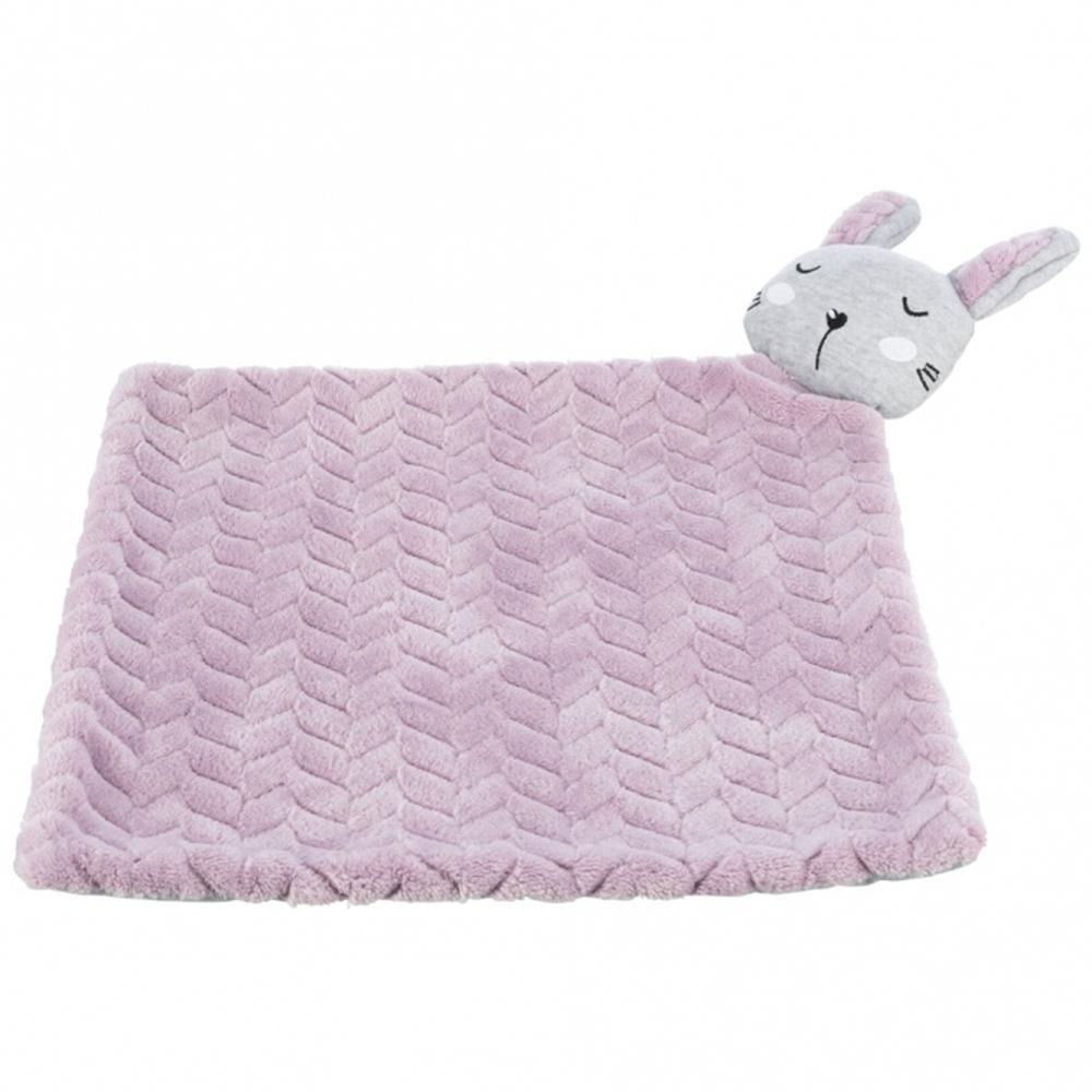 TRIXIE Junior Decke mit Häschen - 55 x 40 cm, flieder/hellgrau