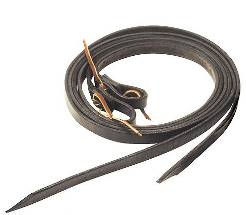 WESTERN IMPORTS® Harness Reins 3/4 x 7', dunkel geölt