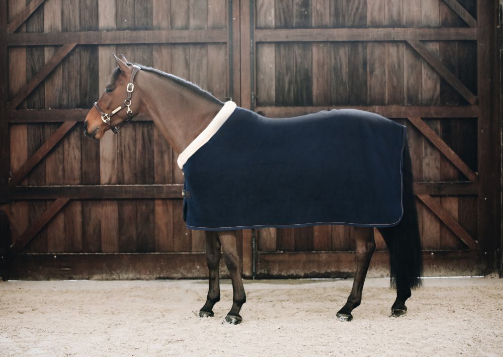 KENTUCKY® HORSEWEAR Turnierabschwitzdecke Heavy Fleece, marine