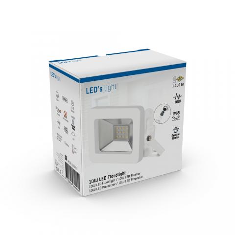 SHADA Strahler - 10 W 1100 lm 4000 K IP65 - Sanan LED 