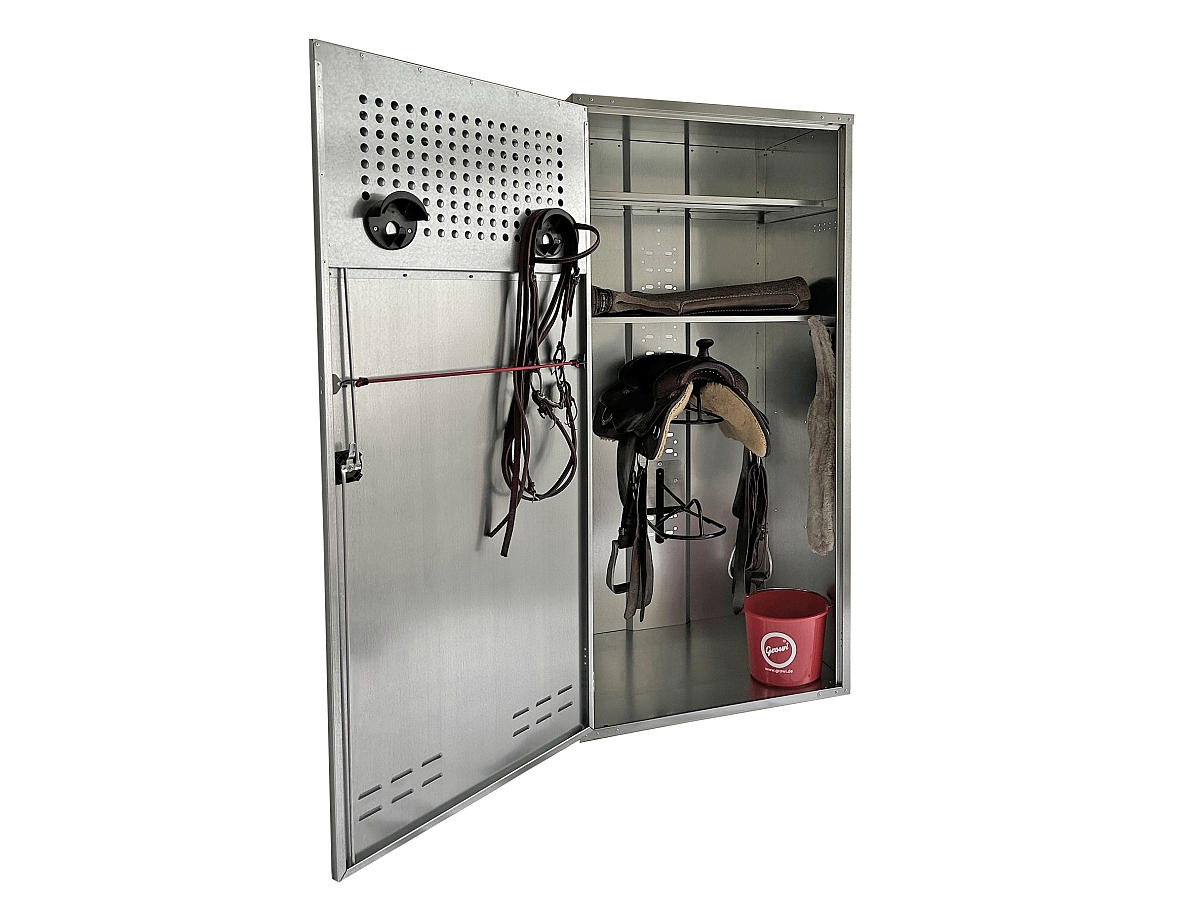 GROWI® Westernsattelschrank mit Zylinderschloss, 90 cm breit