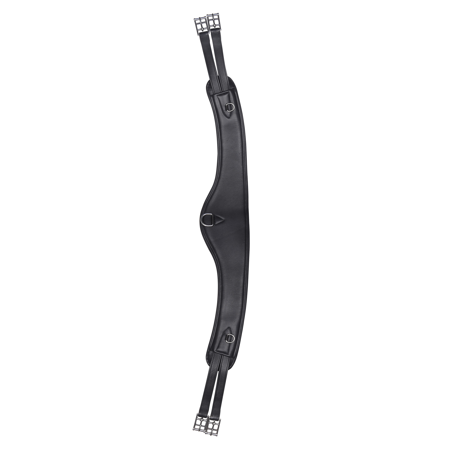 WALDHAUSEN Ledersattelgurt Contour, schwarz