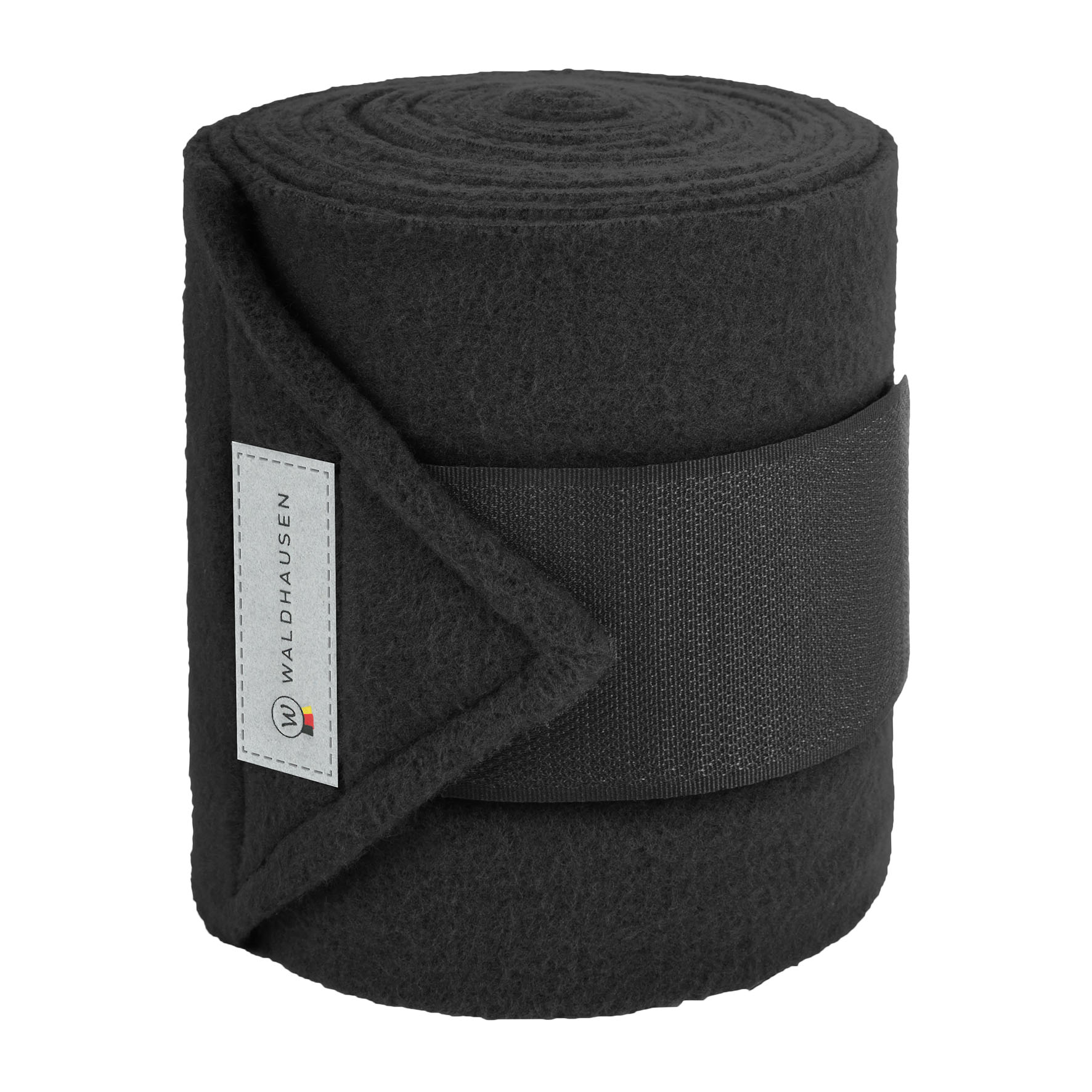 WALDHAUSEN Fleecebandagen Basic, 4er Set, schwarz