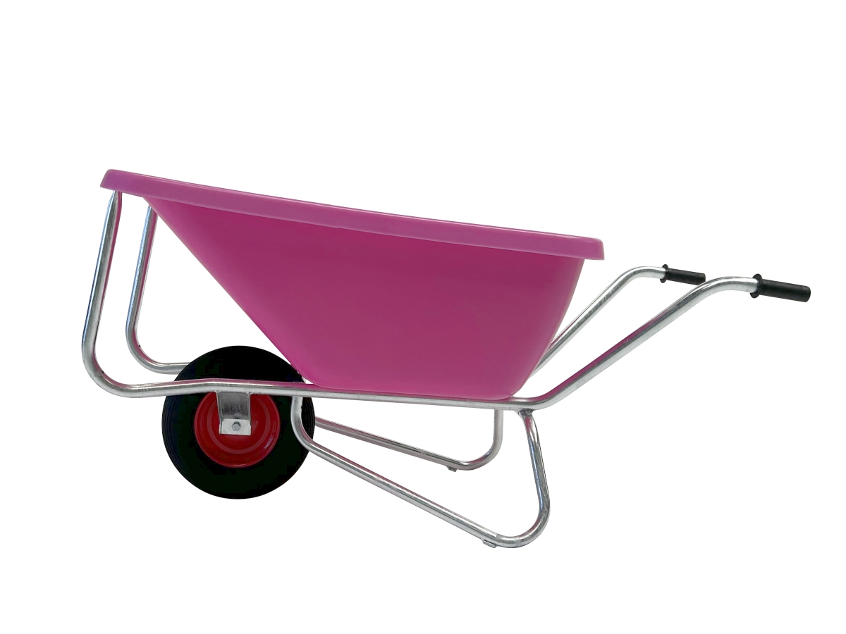 GROWI® Compactkarre Big Ben 1-rädrig 180 l in pink