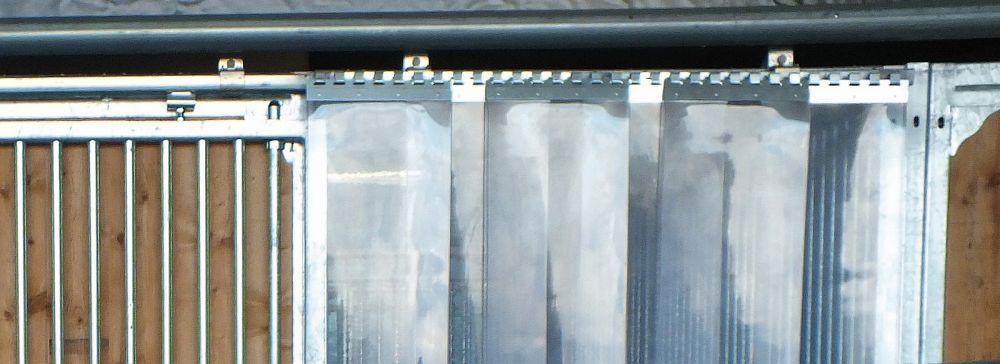 GROWI® Befestigungssystem für seitenverschiebbaren Pendelstreifenvorhang, Breite: 200 cm