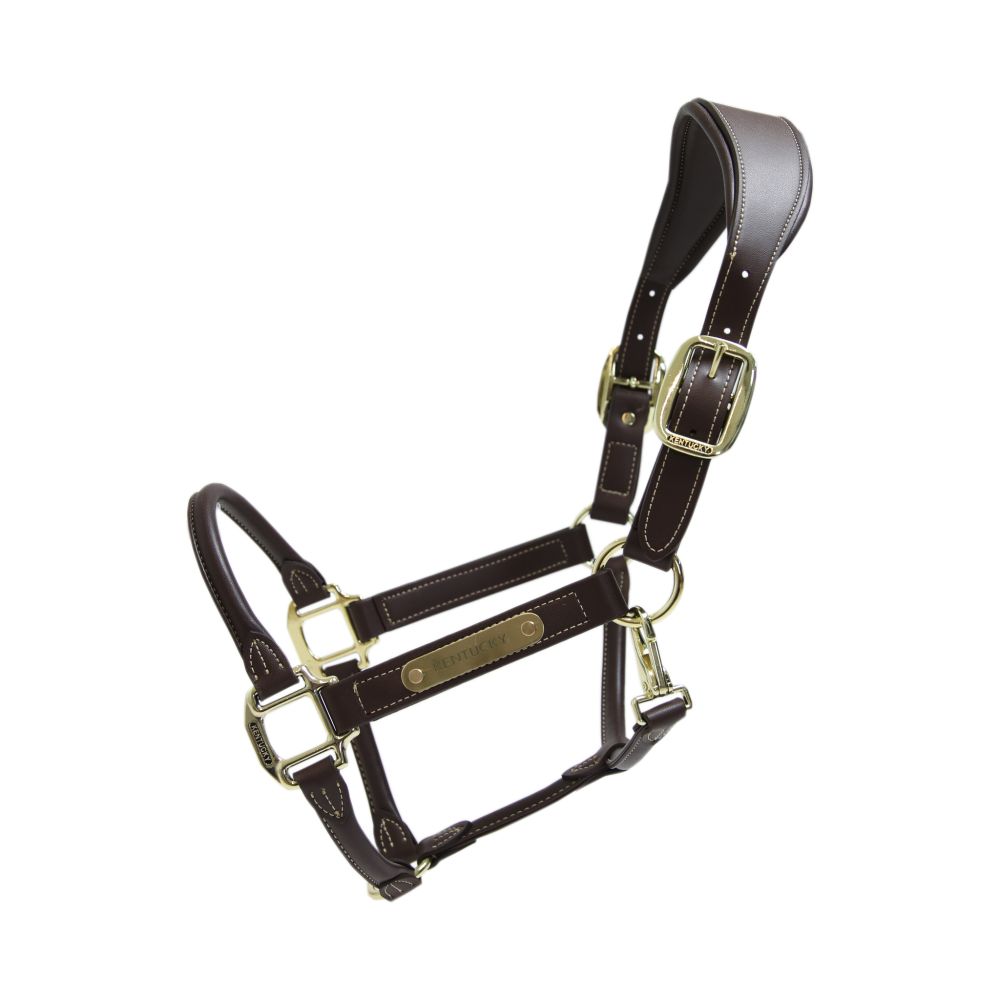 KENTUCKY® HORSEWEAR Anatomic Lederhalfter, braun