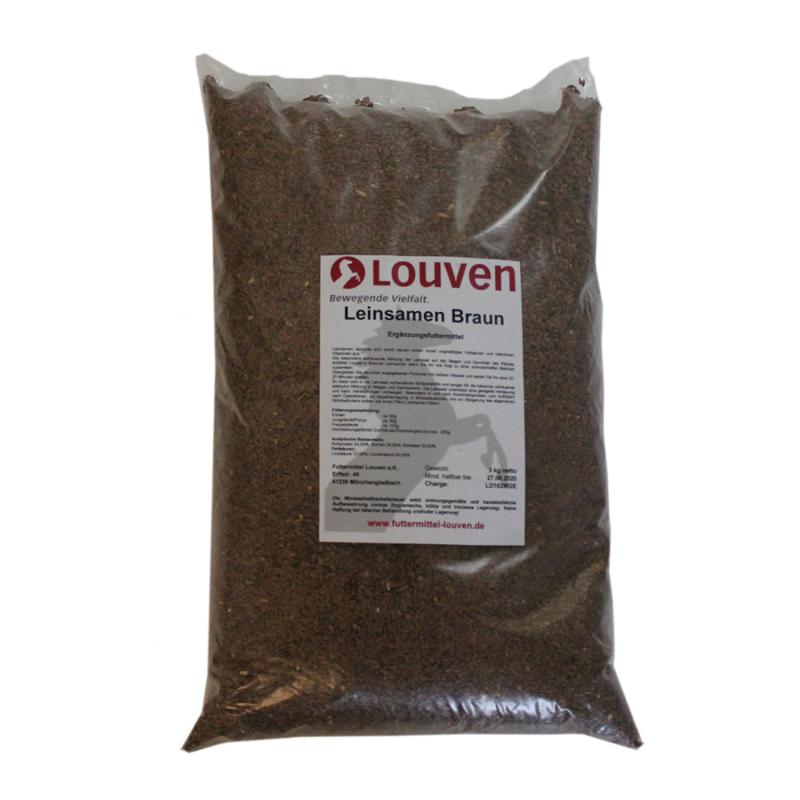 LOUVEN Leinsaat, braun