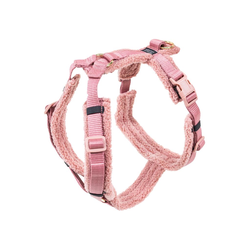 KENTUCKY® DOGWEAR Hundegeschirr Aktiv aus Teddyfleece, altrosa