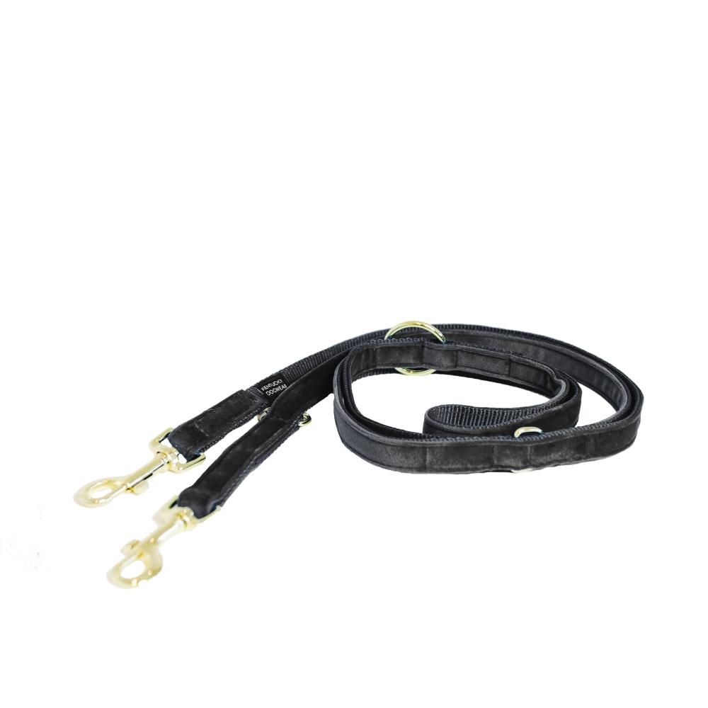 KENTUCKY® DOGWEAR Hundeleine Samt 200 cm, schwarz