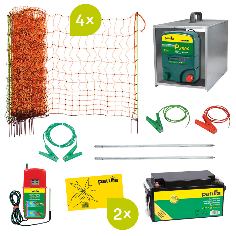 PATURA Geflügelzaun Komplett-Set Standard
