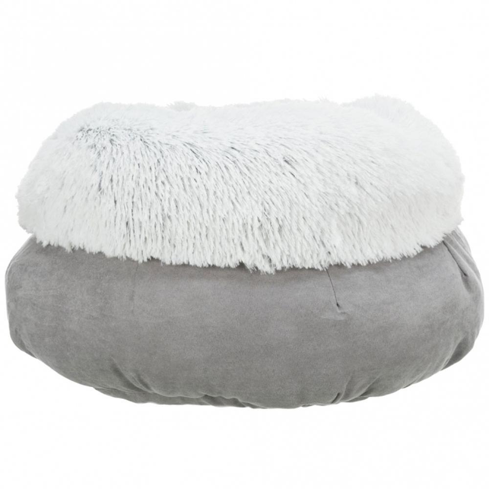 TRIXIE Kuschelbett Harvey, rund, grau/weiß-schwarz