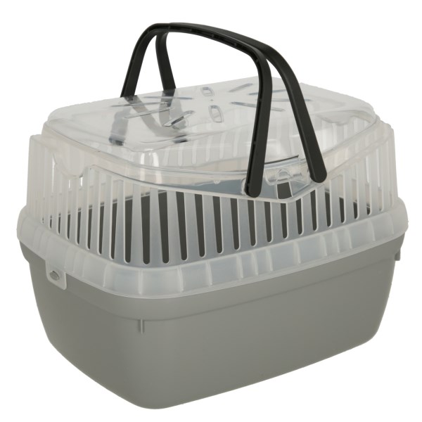 KERBL Transportbox Portobello 30x23x23cm, grau/transparent