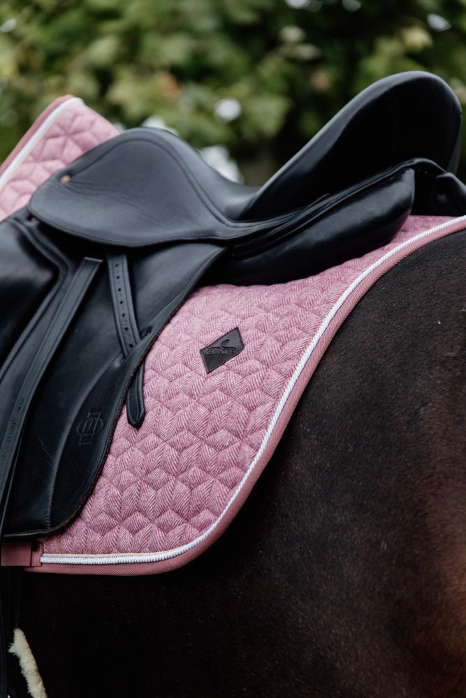 KENTUCKY® HORSEWEAR Schabracke Wolle Dressur, altrosa