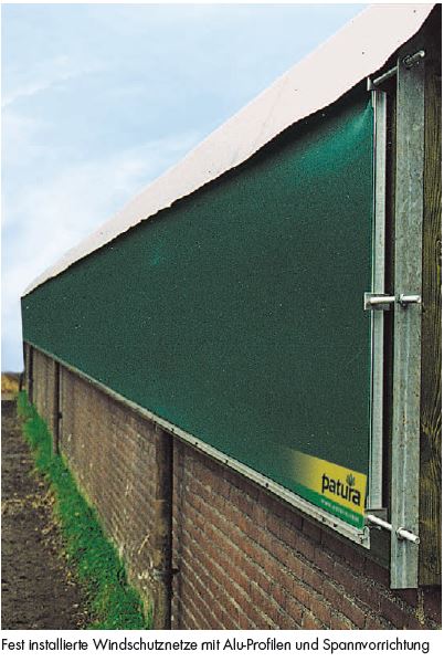 PATURA Windschutz-Spezialnetz Höhe 1,50 Meter - in lfm bestellbar