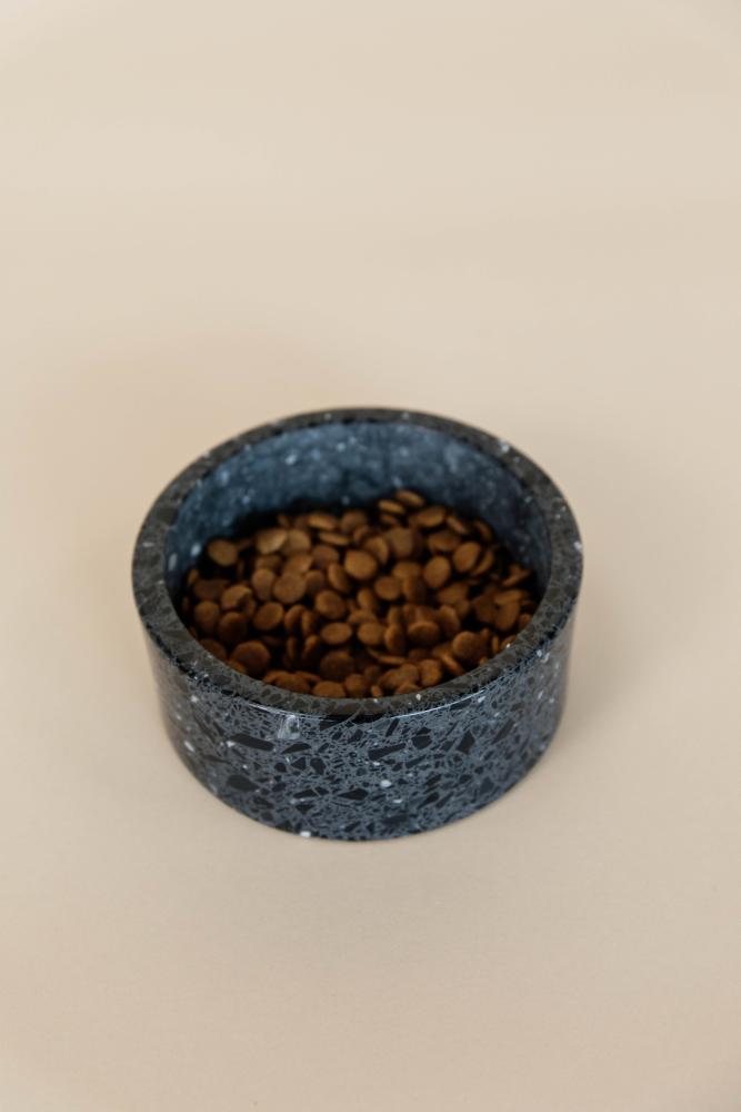 KENTUCKY® DOGWEAR Hundenapf Terrazzo aus Stein, schwarz