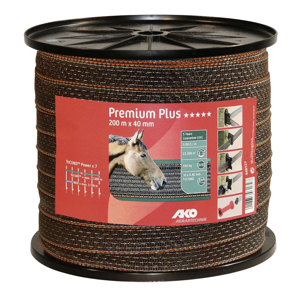 AKO Premium Plus Weidezaunband, Breite: 40 mm