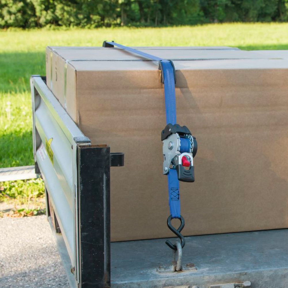 Automatik-Zurrgurt blau mit Aufrollfunktion
