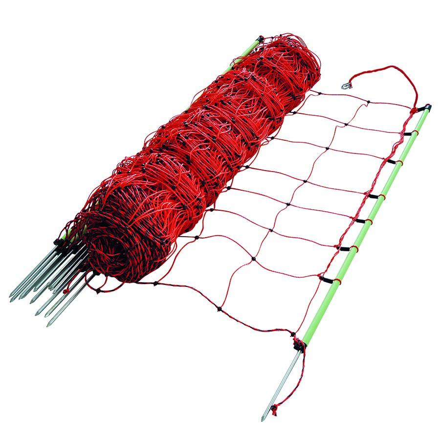 GALLAGHER Schafsnetz, 90 cm, 50 m, grüne Pfähle