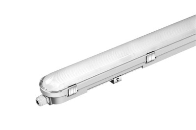 SHADA LED Feuchtraumleuchte mit Striptechnologie - 39W 150cm 7020lm 3000K/4000K/6500K - grau
