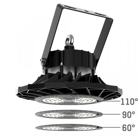 SHADA Led Hallen Pendelbeleuchtung - 150 W 21000 lm 4000 K IP65 - Samsung LED - Lifud Netzteil