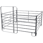 Zusammengesteckte Weidepanels