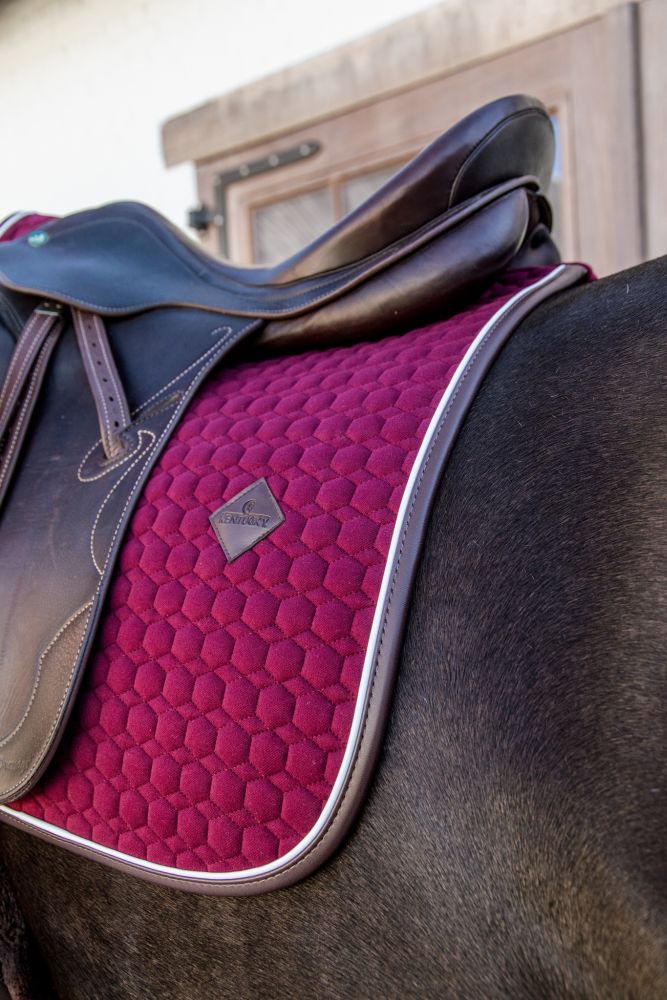 KENTUCKY® HORSEWEAR Schabracke Classic Leder Dressur, bordeaux