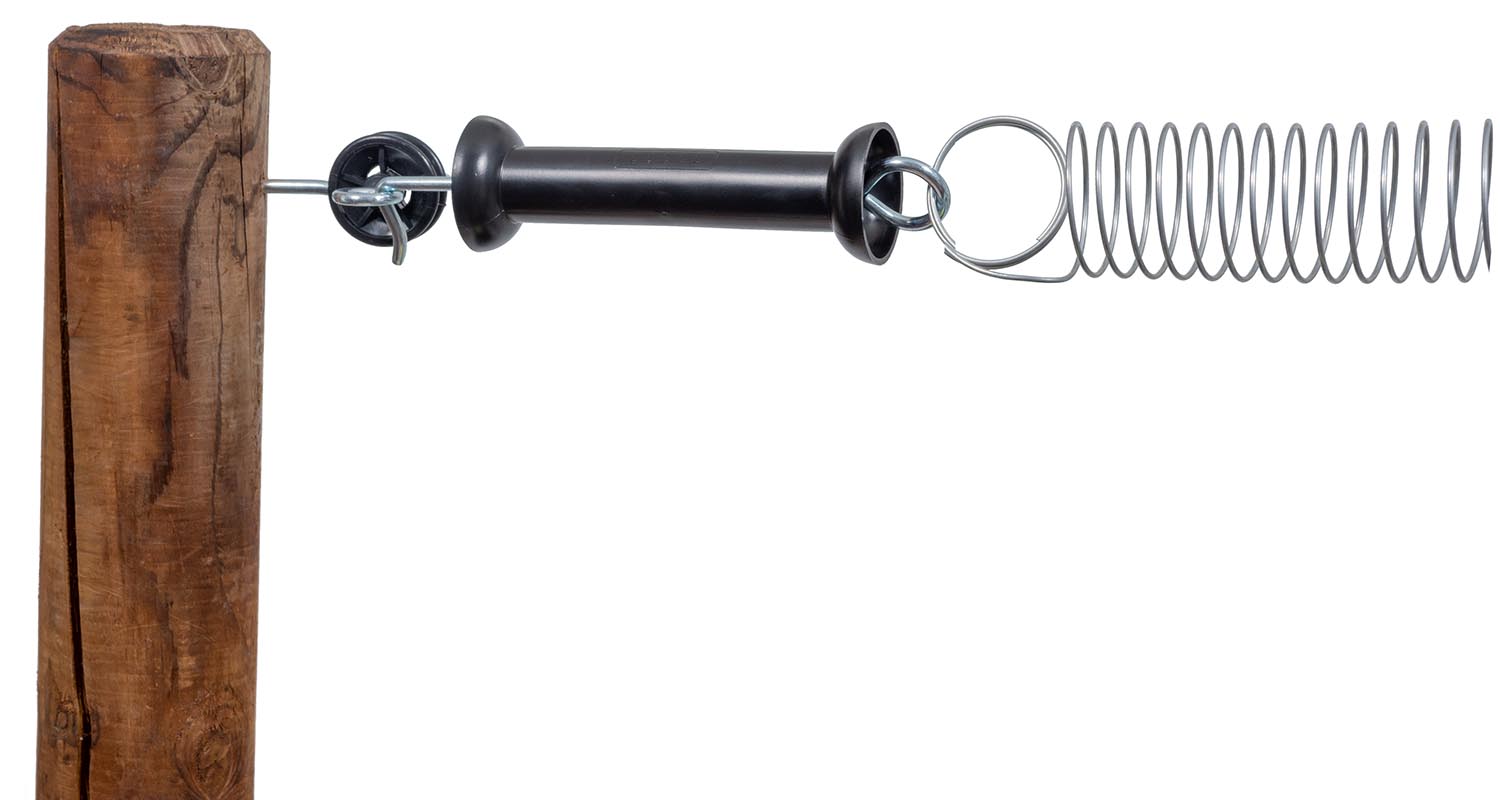 PULSARA Feder-Torset bis 5 m mit Ringisolator und Torgriffanker