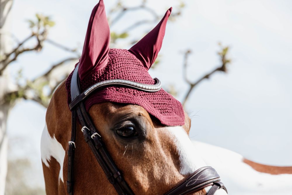 KENTUCKY® HORSEWEAR Fliegenhaube Wellington, bordeaux