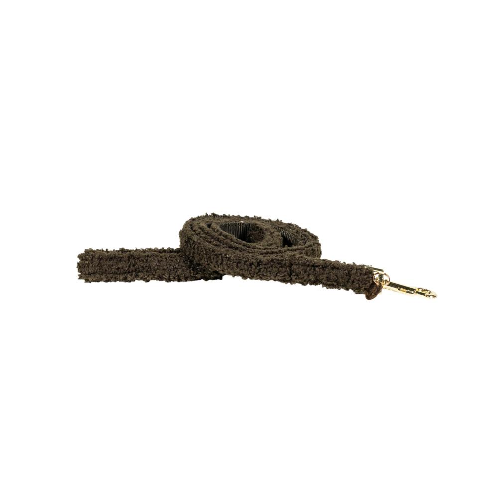KENTUCKY® DOGWEAR Hundeleine aus Teddyfleece 120 cm, tannengrün