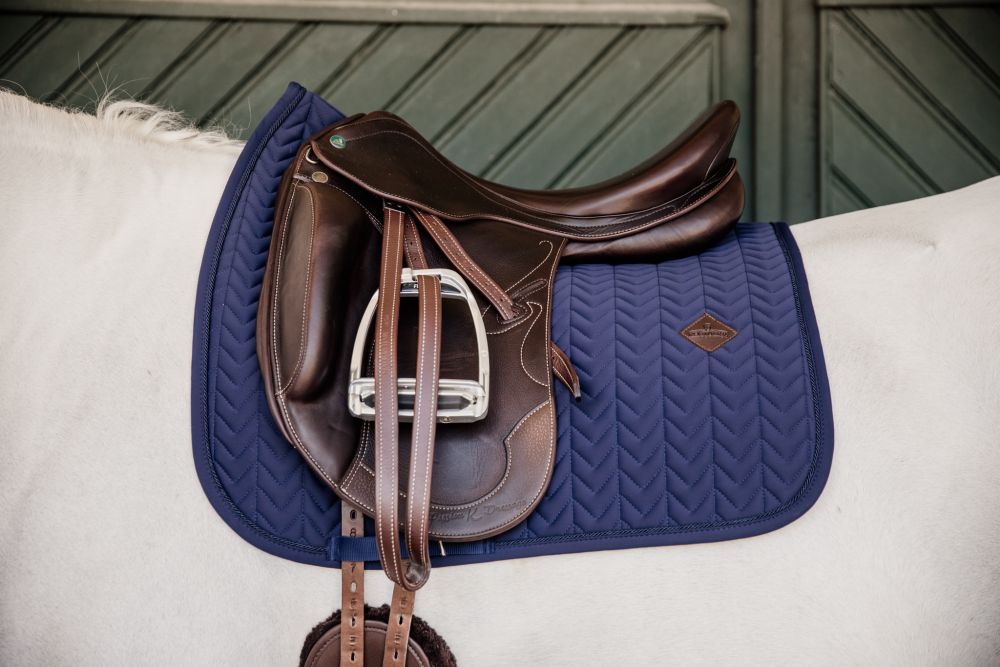 KENTUCKY® HORSEWEAR Schabracke Fishbone Dressur, marine