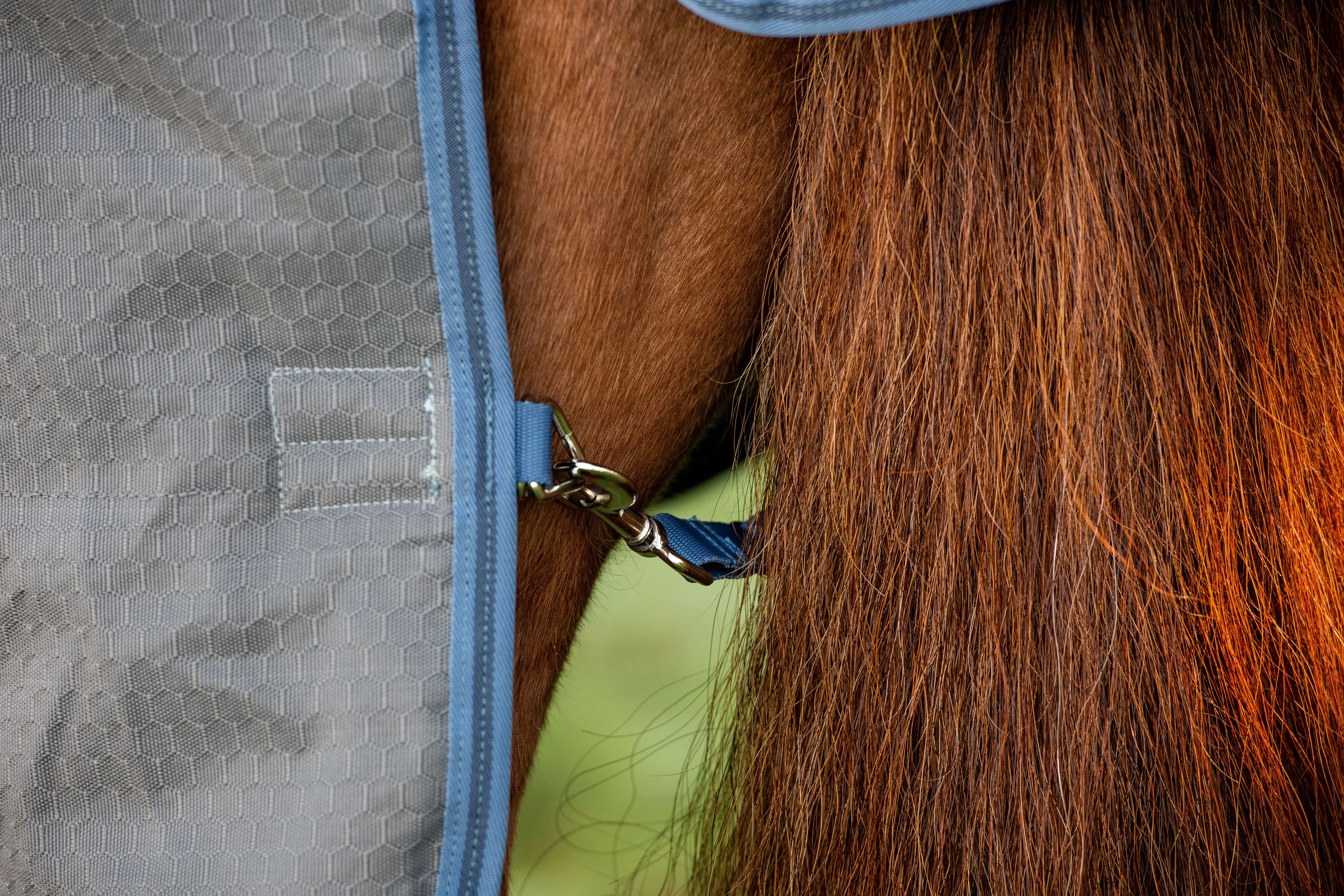 HORSEWARE® Rhino® Hexstop Plus Turnout, 100 g, grey/indigo 