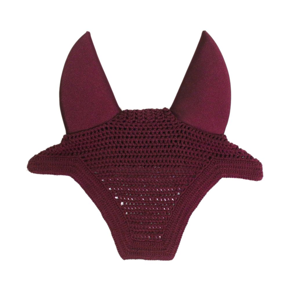 KENTUCKY® HORSEWEAR Fliegenhaube Wellington Soundless, bordeaux