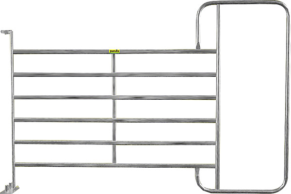 Weidepanel mit Rahmen, 2,10 Meter Höhe