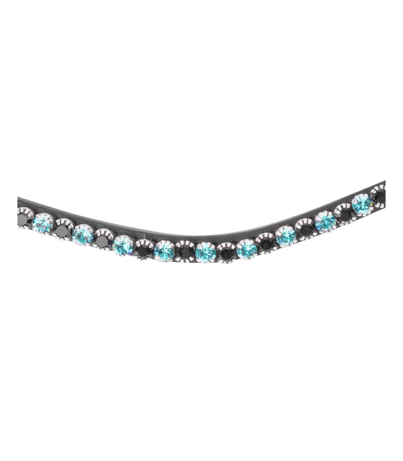 WALDHAUSEN X-Line Stirnband Glam, schwarz, petrolblau/schwarz