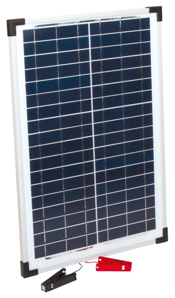 AKO 25 Watt Solarmodul mit Laderegler