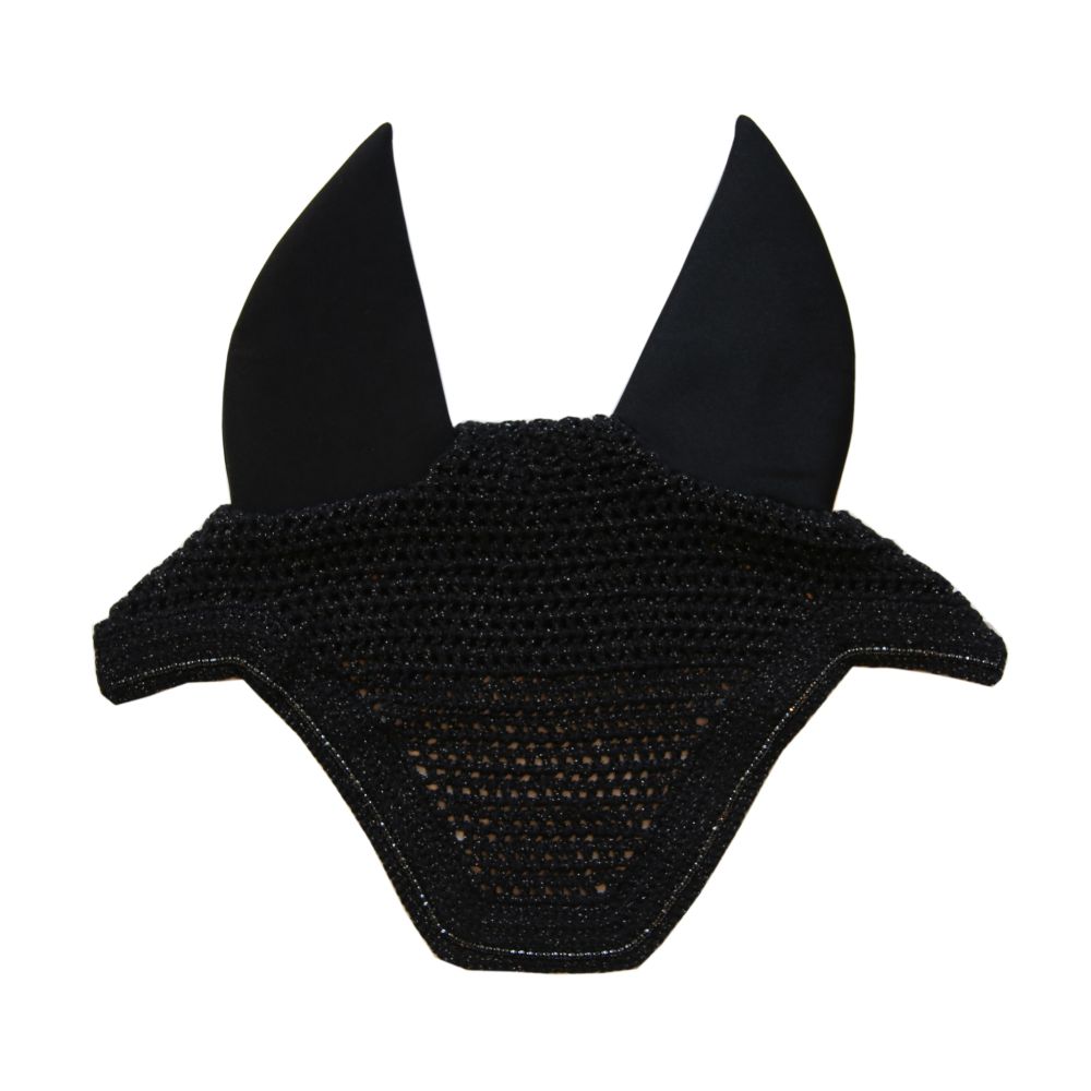 KENTUCKY® HORSEWEAR Fliegenhaube Wellington Sparkling Soundless, schwarz