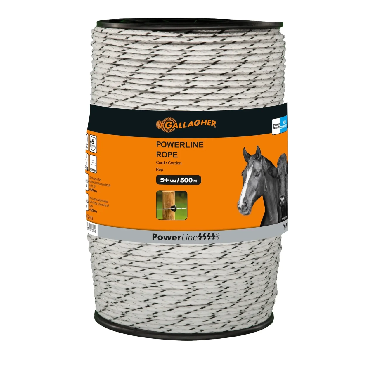 GALLAGHER PowerLine-Cord, weiß