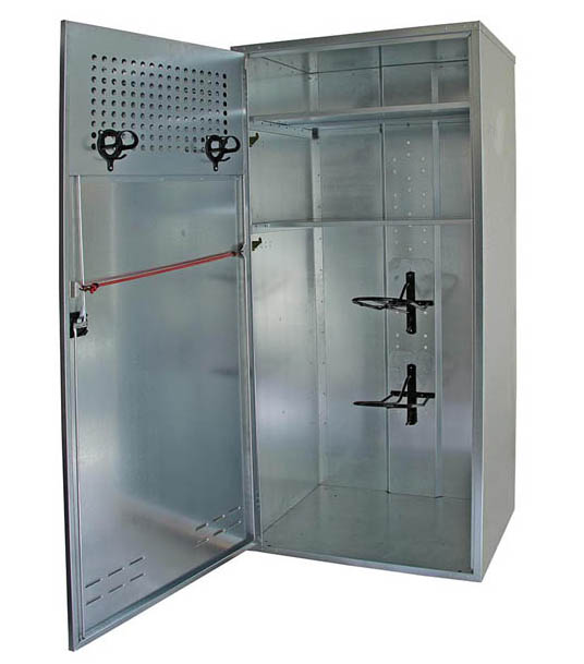 GROWI® Sattelschrank mit Vorrichtung für Vorhangschloss, 75 cm breit