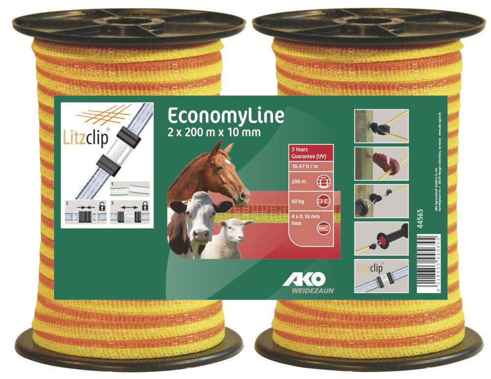 AKO EconomyLine Weidezaunband Doppelpack